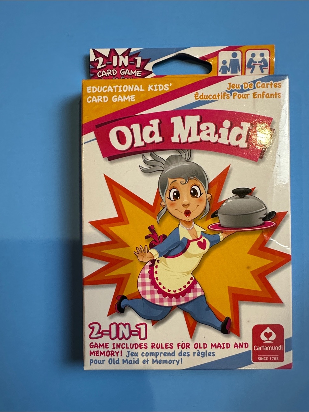 Old Maid 2-in-1 Card Game by Cartamundi  # 328